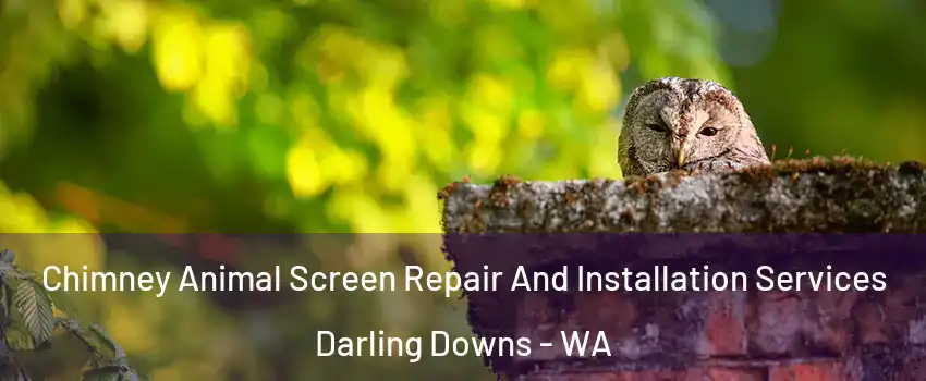 Chimney Animal Screen Repair And Installation Services Darling Downs - WA