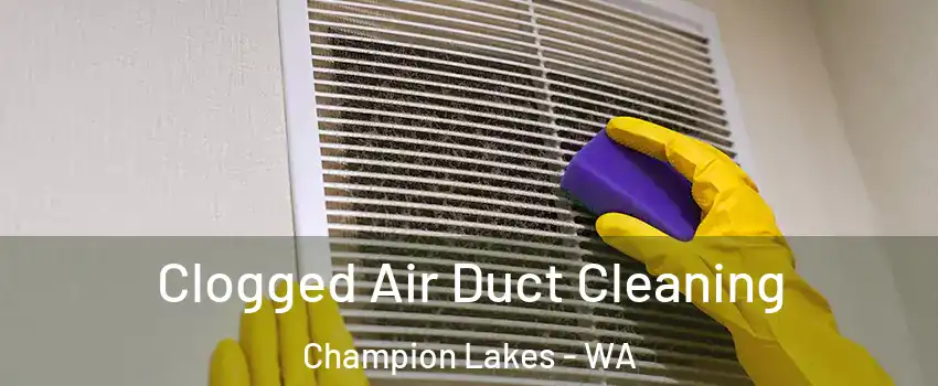 Clogged Air Duct Cleaning Champion Lakes - WA