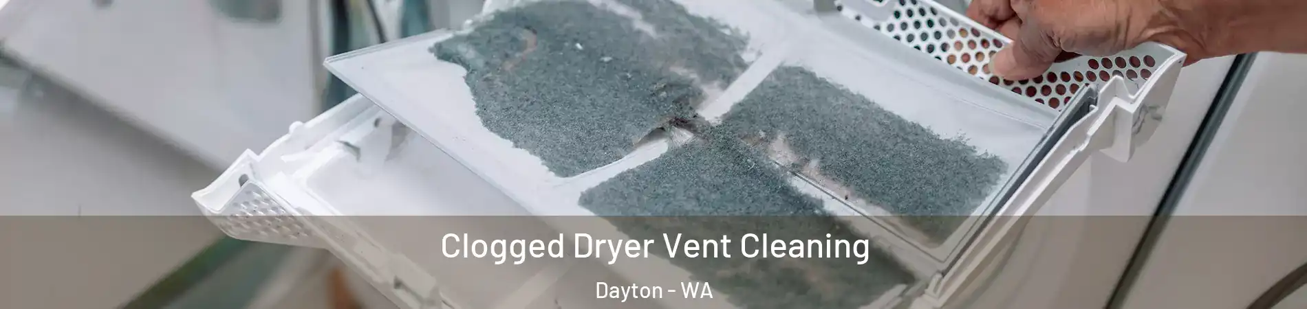 Clogged Dryer Vent Cleaning Dayton - WA