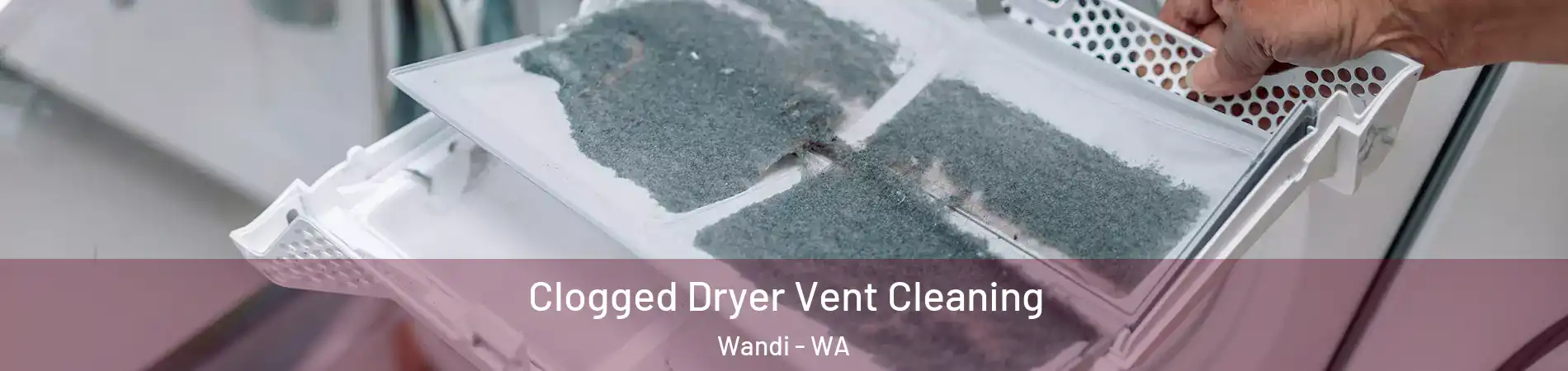 Clogged Dryer Vent Cleaning Wandi - WA