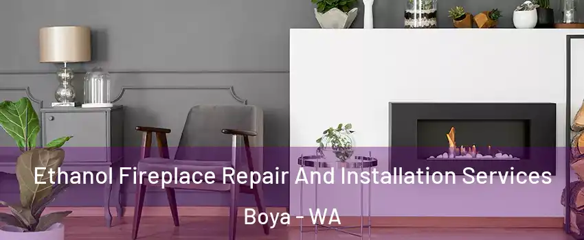 Ethanol Fireplace Repair And Installation Services Boya - WA
