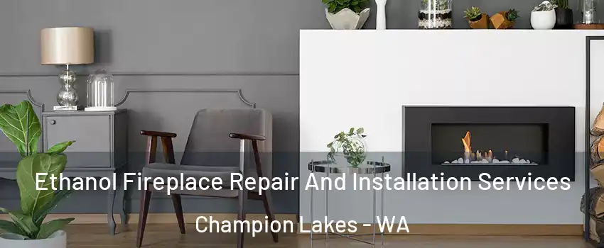 Ethanol Fireplace Repair And Installation Services Champion Lakes - WA