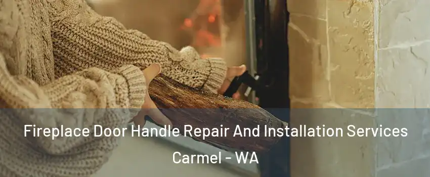 Fireplace Door Handle Repair And Installation Services Carmel - WA
