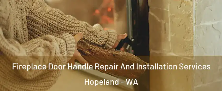 Fireplace Door Handle Repair And Installation Services Hopeland - WA
