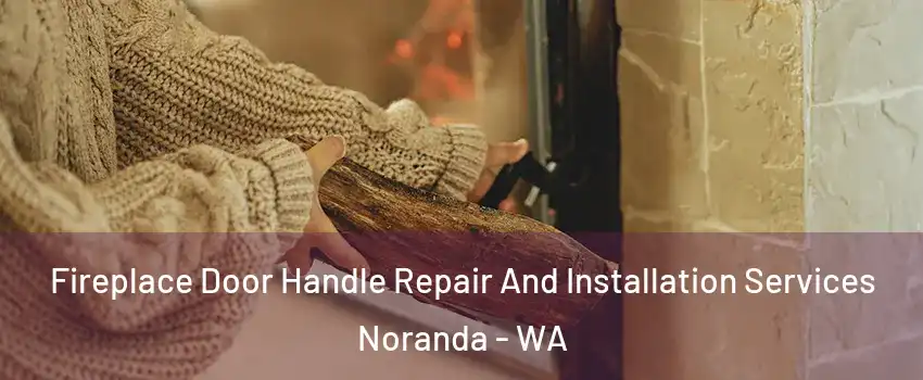 Fireplace Door Handle Repair And Installation Services Noranda - WA