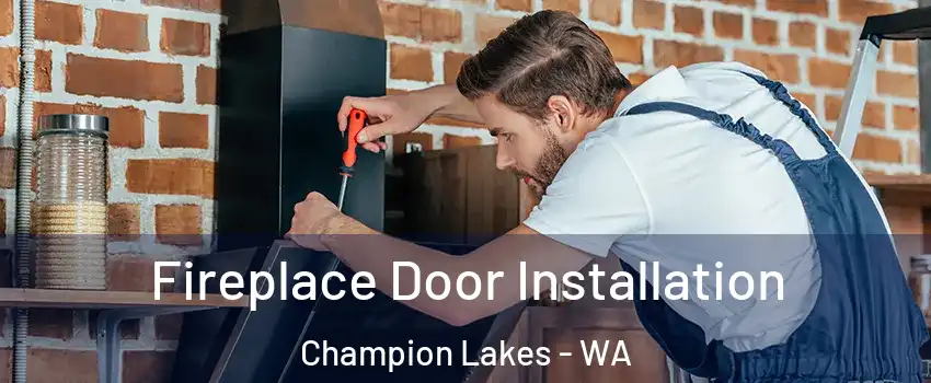 Fireplace Door Installation Champion Lakes - WA
