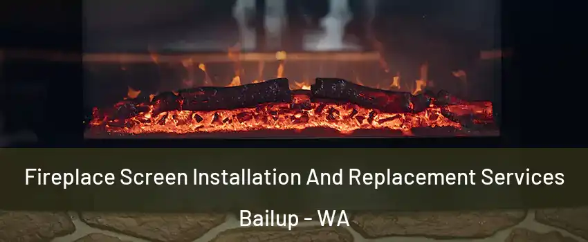 Fireplace Screen Installation And Replacement Services Bailup - WA