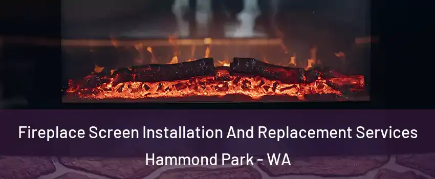 Fireplace Screen Installation And Replacement Services Hammond Park - WA