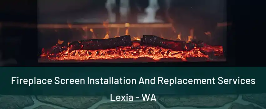 Fireplace Screen Installation And Replacement Services Lexia - WA