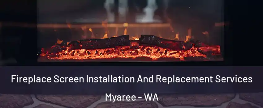Fireplace Screen Installation And Replacement Services Myaree - WA