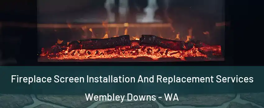 Fireplace Screen Installation And Replacement Services Wembley Downs - WA