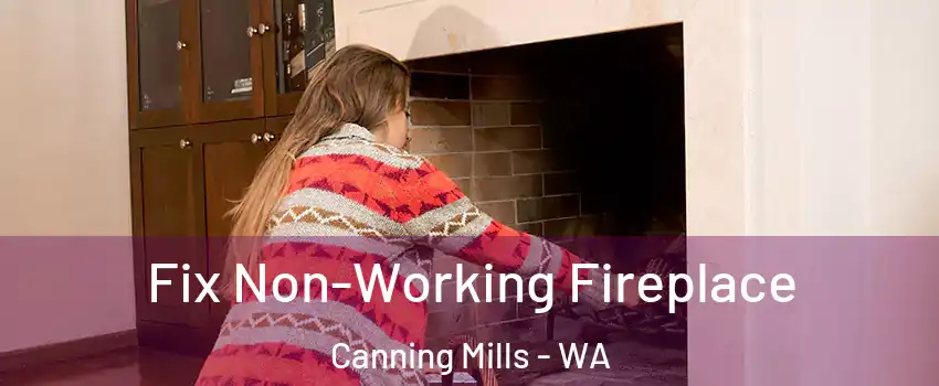 Fix Non-Working Fireplace Canning Mills - WA