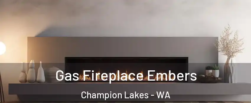 Gas Fireplace Embers Champion Lakes - WA