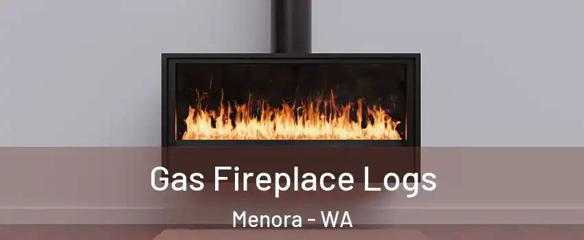 Gas Fireplace Logs Menora - WA