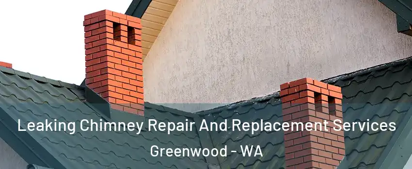 Leaking Chimney Repair And Replacement Services Greenwood - WA