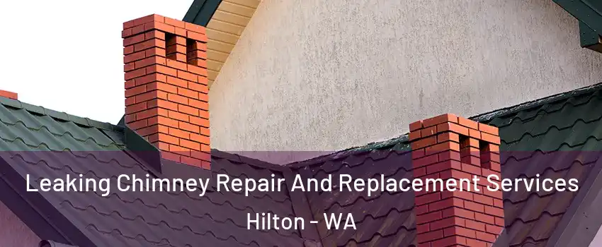 Leaking Chimney Repair And Replacement Services Hilton - WA