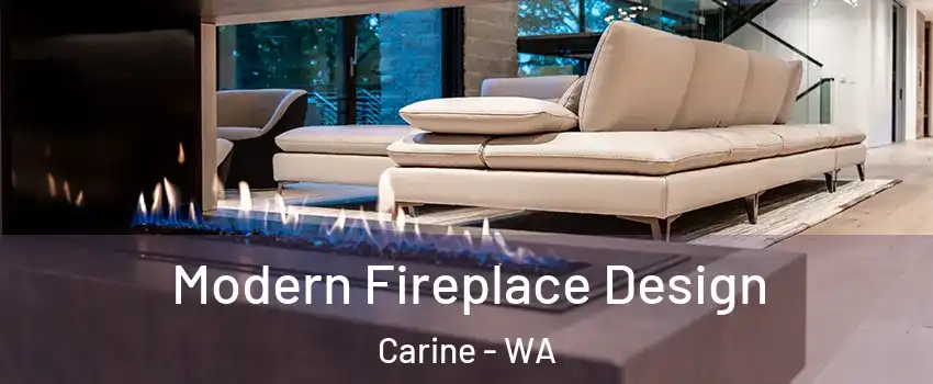 Modern Fireplace Design Carine - WA