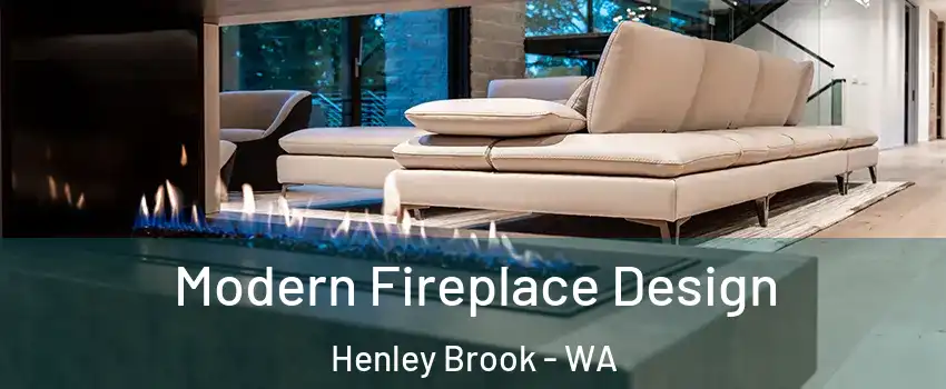 Modern Fireplace Design Henley Brook - WA