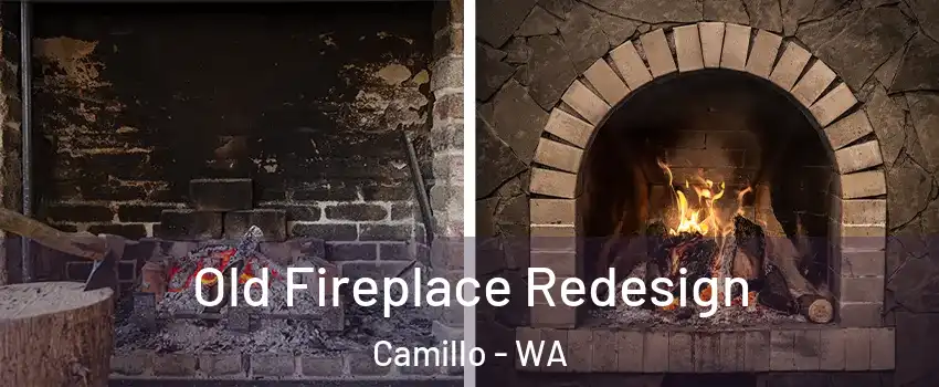 Old Fireplace Redesign Camillo - WA