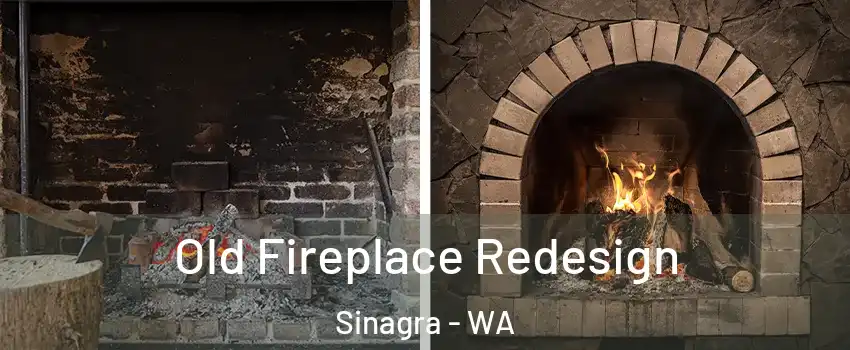 Old Fireplace Redesign Sinagra - WA
