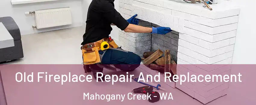 Old Fireplace Repair And Replacement Mahogany Creek - WA