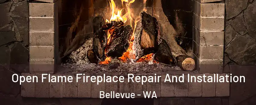 Open Flame Fireplace Repair And Installation Bellevue - WA