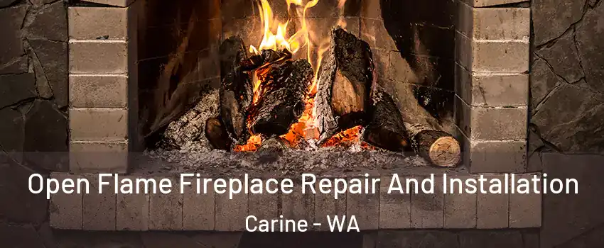 Open Flame Fireplace Repair And Installation Carine - WA