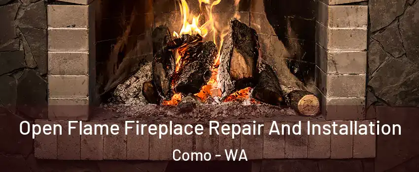 Open Flame Fireplace Repair And Installation Como - WA