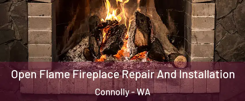 Open Flame Fireplace Repair And Installation Connolly - WA