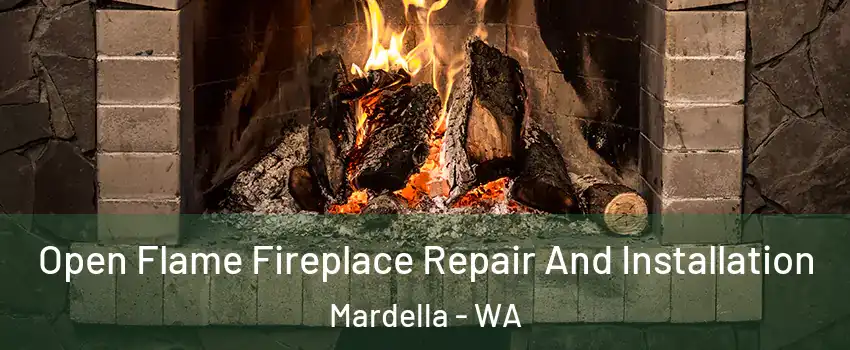 Open Flame Fireplace Repair And Installation Mardella - WA