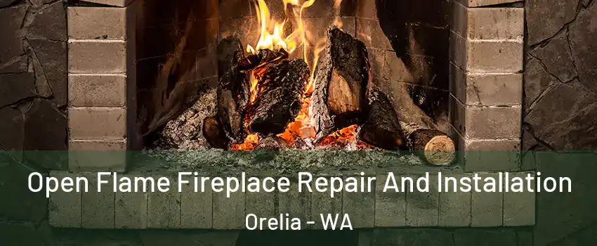Open Flame Fireplace Repair And Installation Orelia - WA